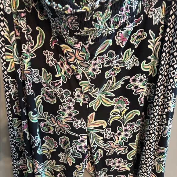 INC International Concepts smoked wide leg pants sz XL - Picture 2 of 7